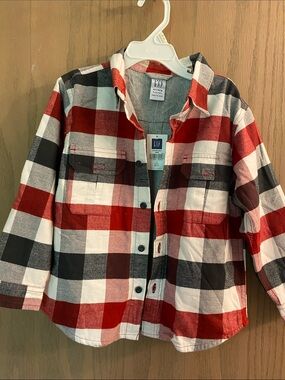 NEW - GAP Kids Boys Lined Shirt